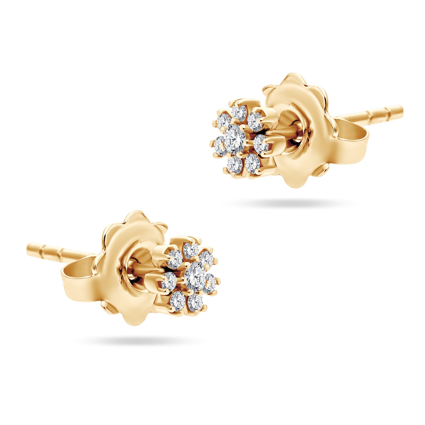 Earring Yellow Gold Diamond
