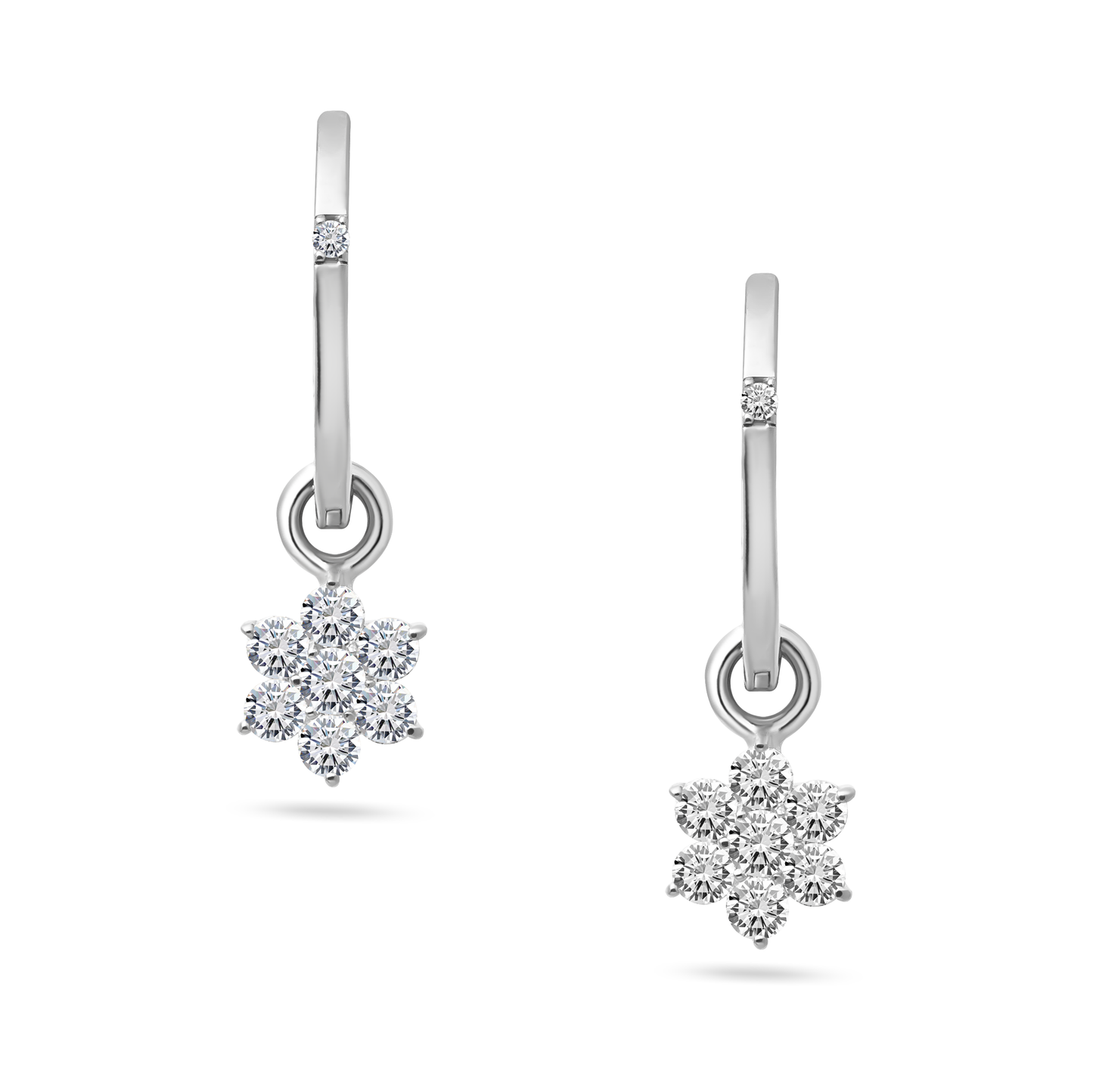 Earring white Gold Diamond
