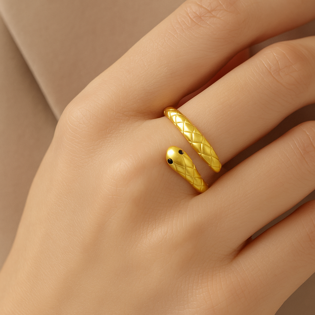 Ring Yellow Gold Snake