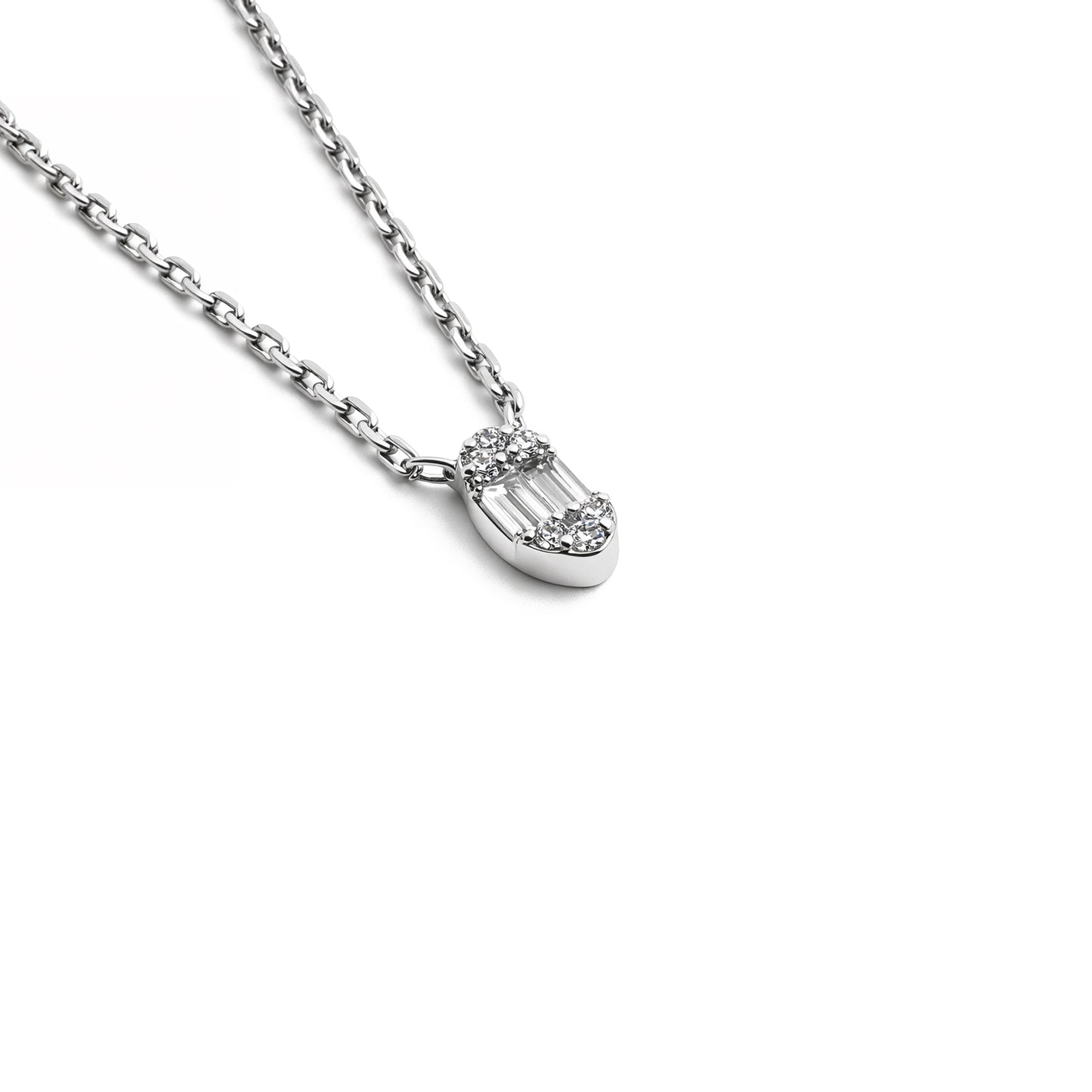 Necklace White Gold Diamond