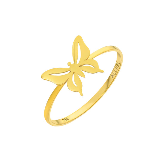 Fiora Butterfly Ring Yellow Gold