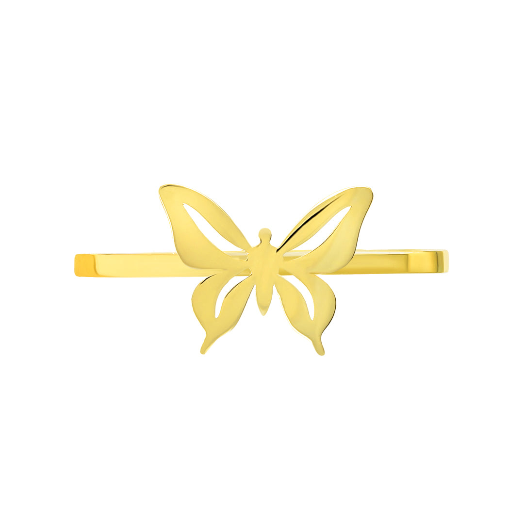 Fiora Butterfly Ring Yellow Gold