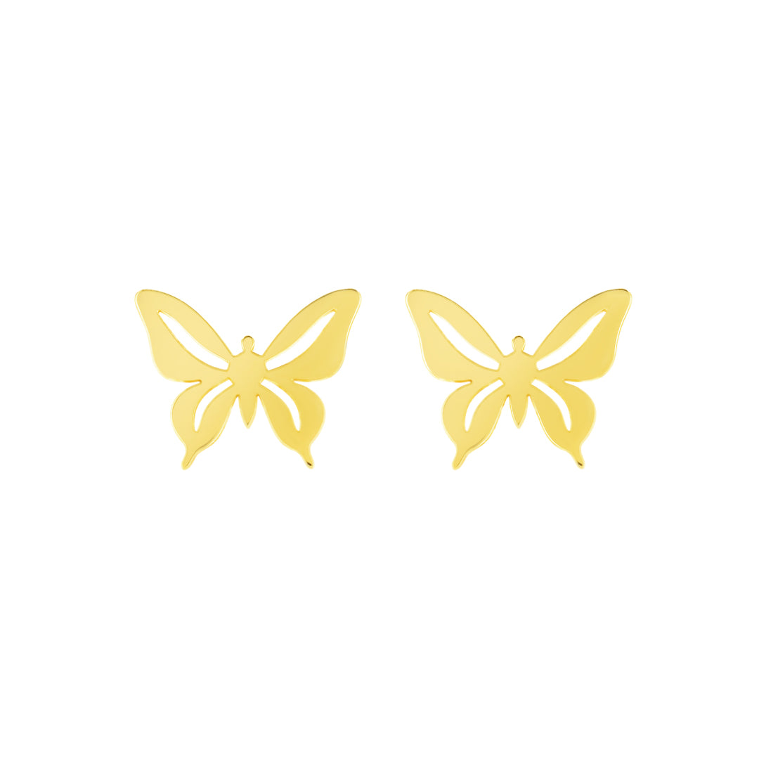 Fiora Butterfly Earring Yellow Gold