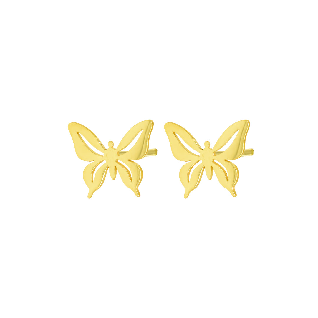 Fiora Butterfly Earring Yellow Gold