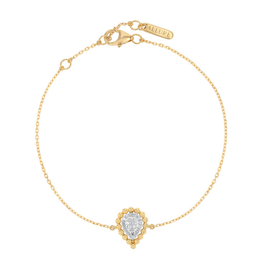 Majestic Golden Halo Bracelet Yellow Gold Diamond