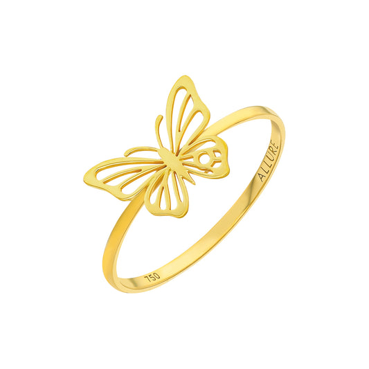 Fiora Butterfly Ring Yellow Gold