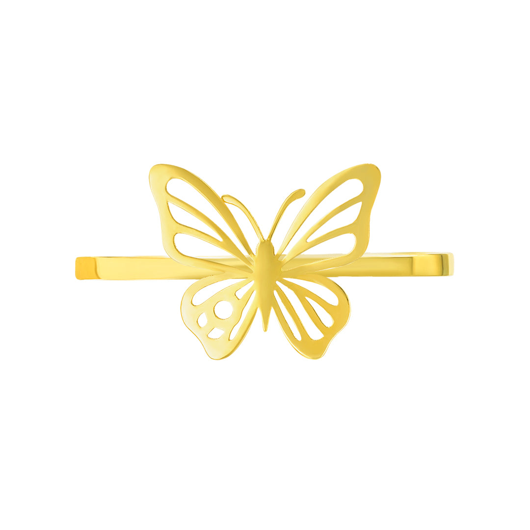 Fiora Butterfly Ring Yellow Gold