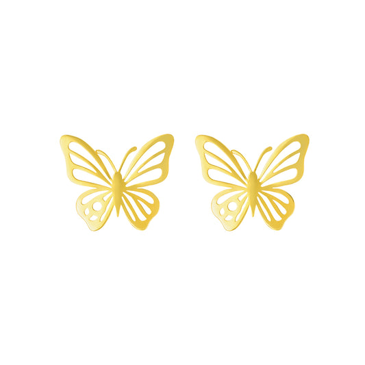 Fiora Butterfly Earring Yellow Gold
