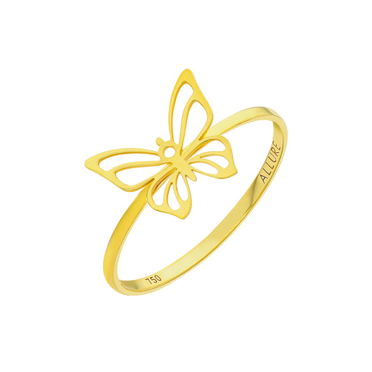 Fiora Butterfly Ring Yellow Gold