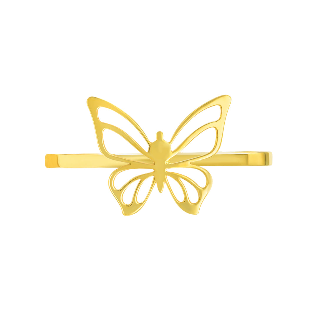Fiora Butterfly Ring Yellow Gold