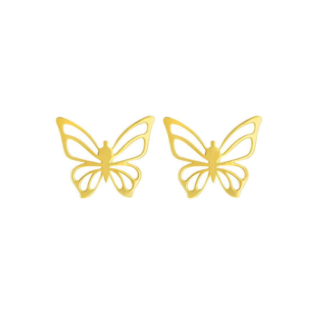 Fiora Butterfly Earring Yellow Gold