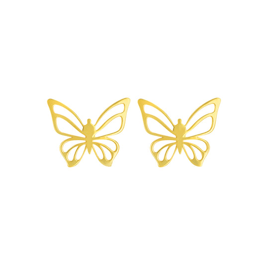 Fiora Butterfly Earring Yellow Gold
