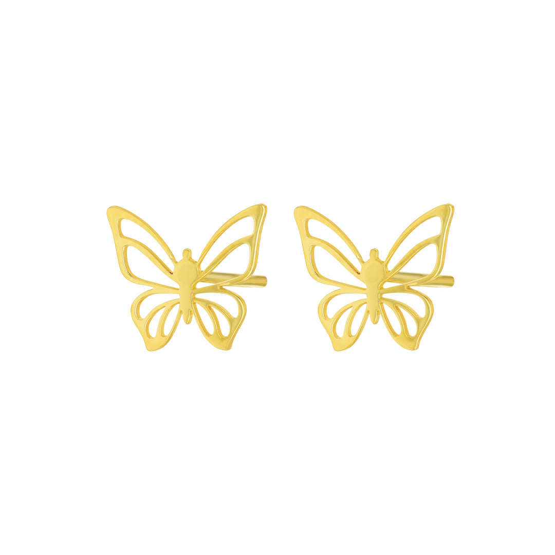 Fiora Butterfly Earring Yellow Gold