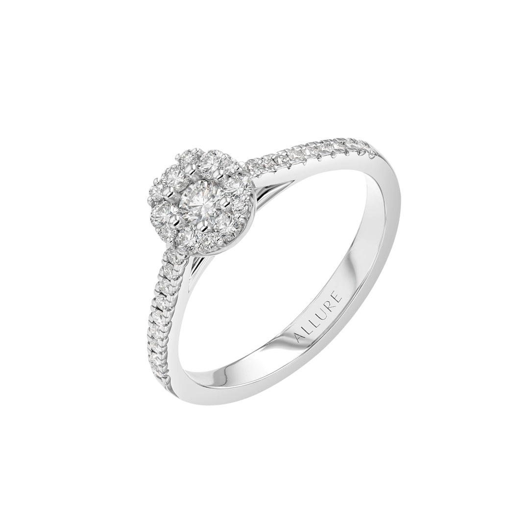 Ring White Gold Diamond 2