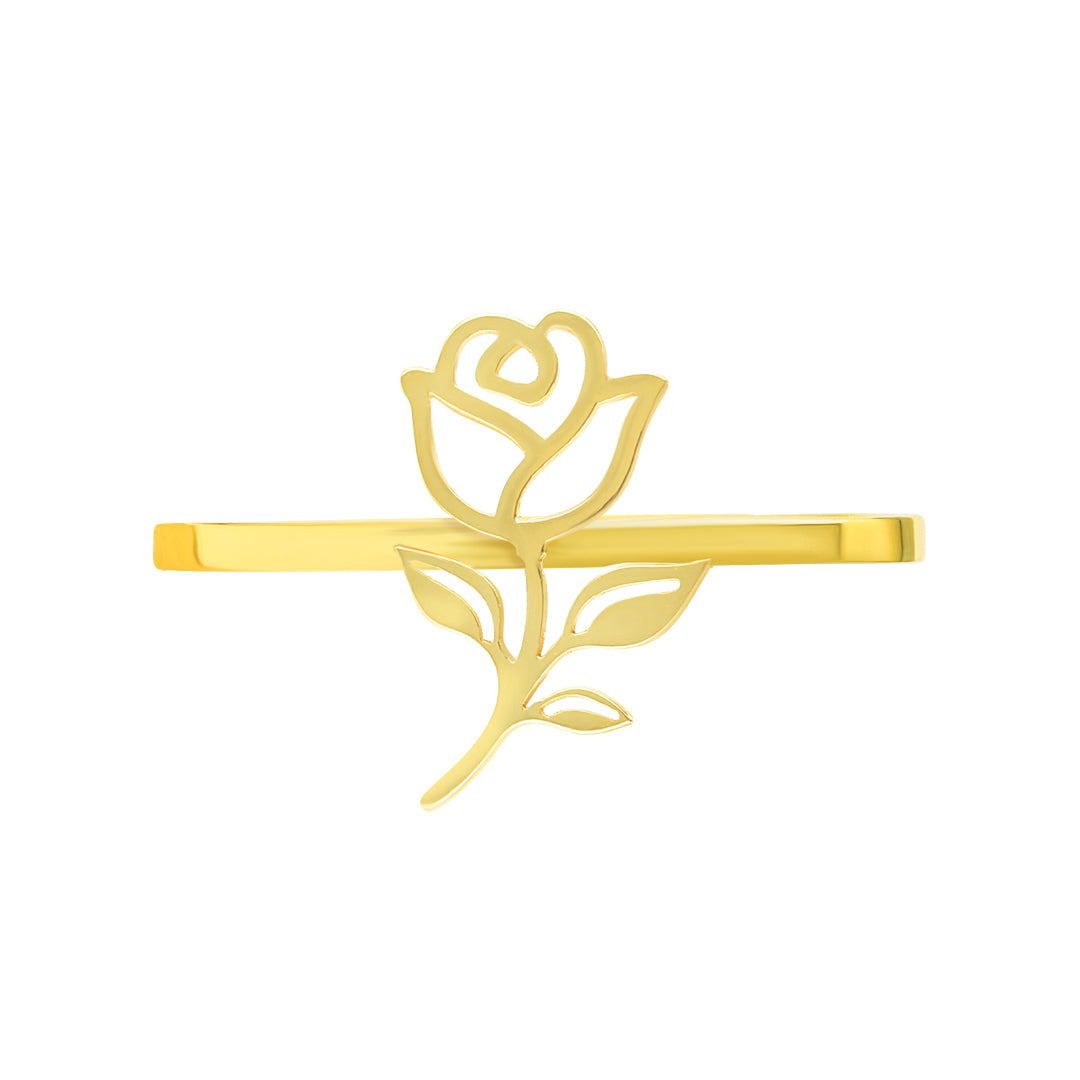 Fiora Flower Ring Yellow Gold