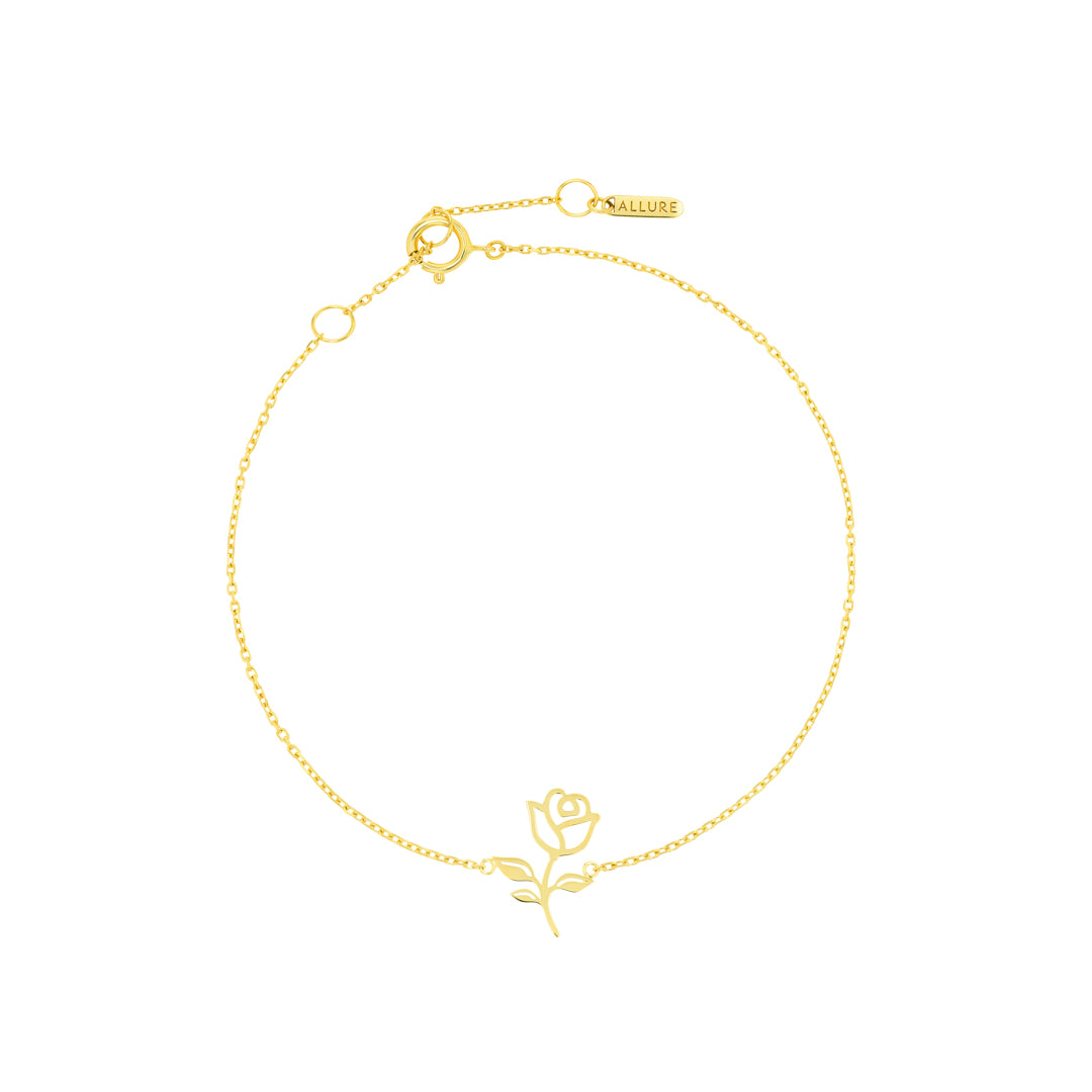 Fiora Flower Bracelet Yellow Gold
