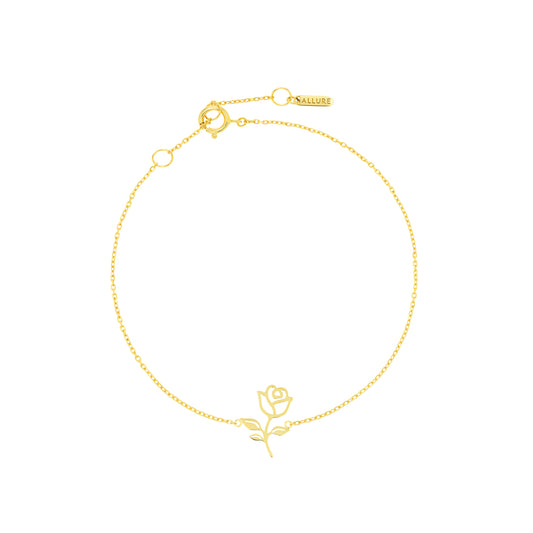 Fiora Flower Bracelet Yellow Gold
