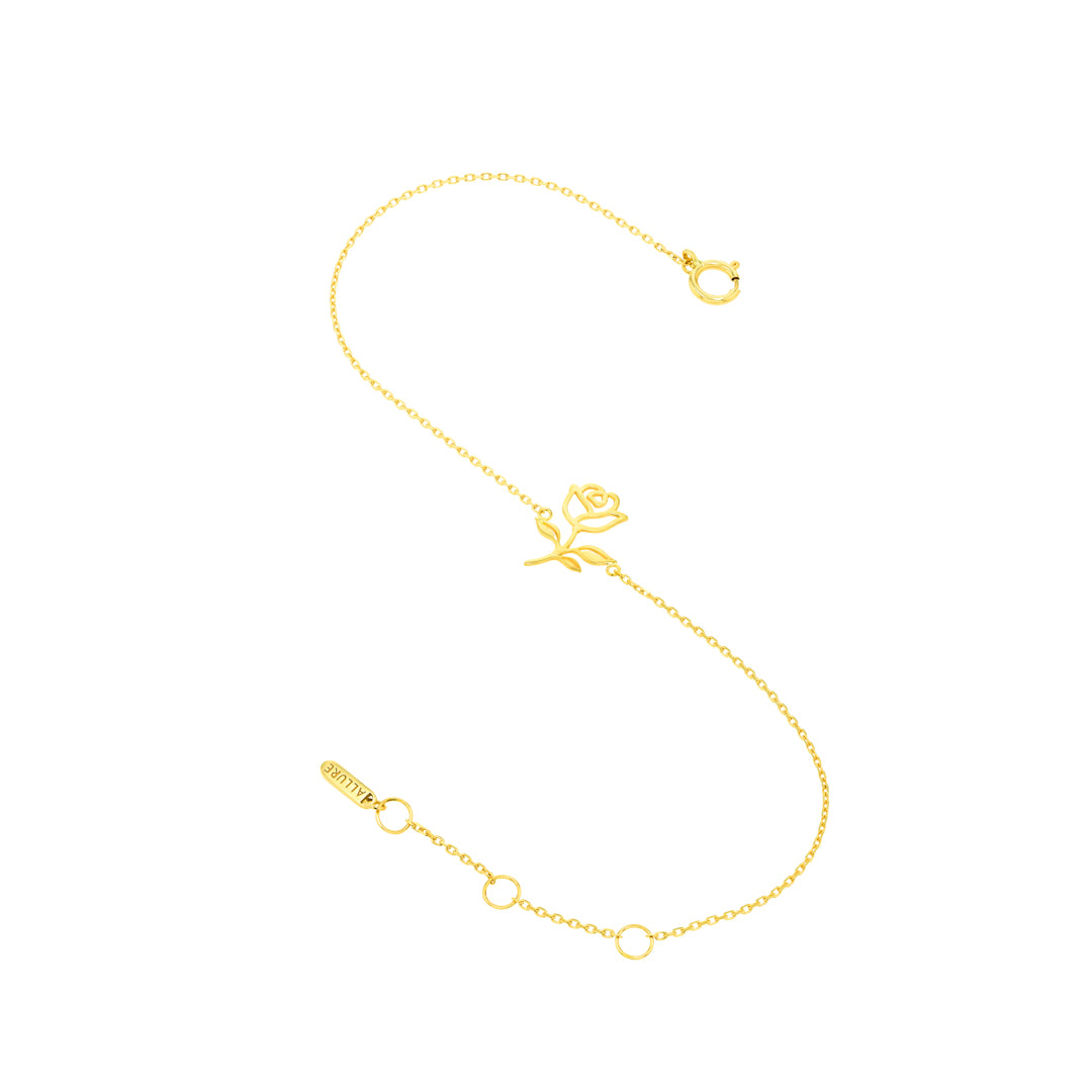 Fiora Flower Bracelet Yellow Gold