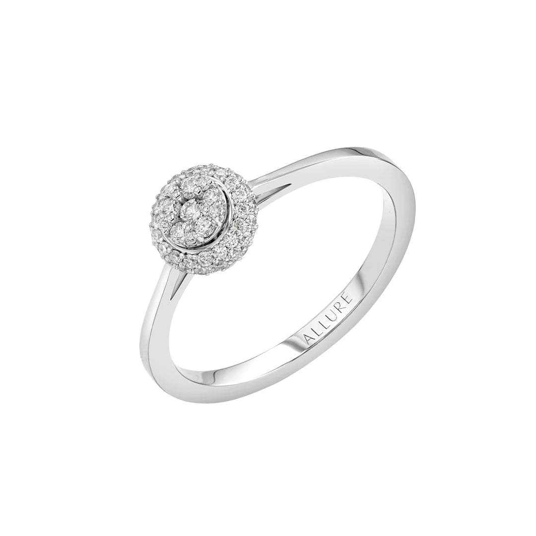 Ring White Gold Diamond 4