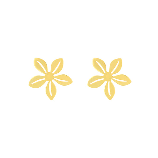 Fiora Flower Earring Yellow Gold