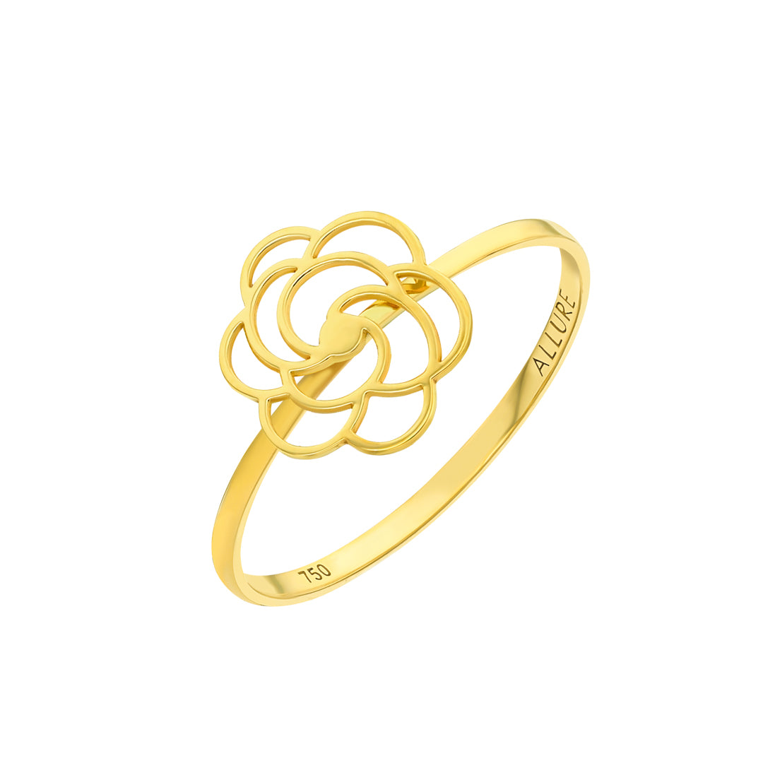 Fiora Flower Ring Yellow Gold