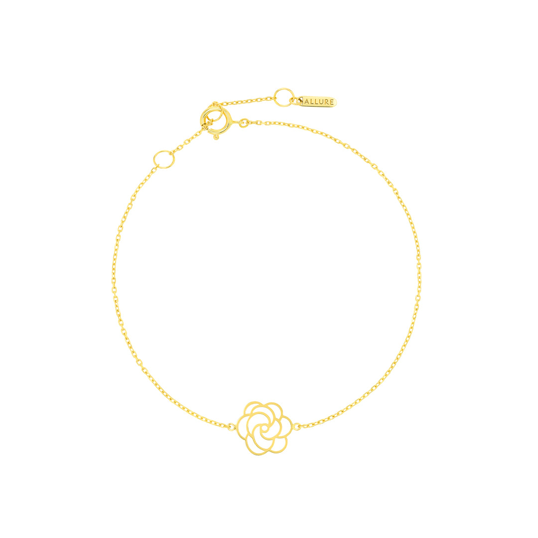 Fiora Flower Bracelet Yellow Gold