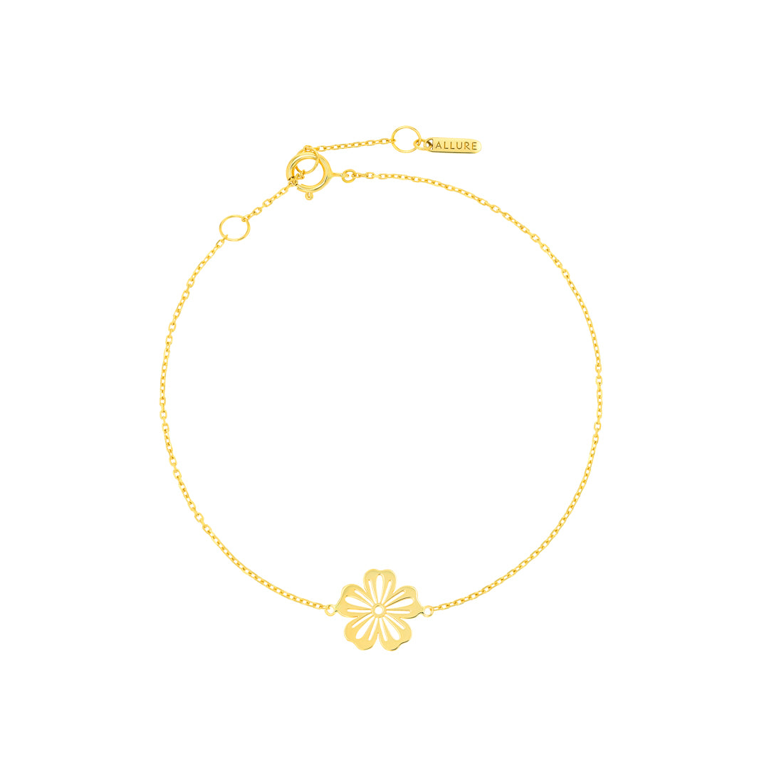 Fiora Flower Bracelet Yellow Gold
