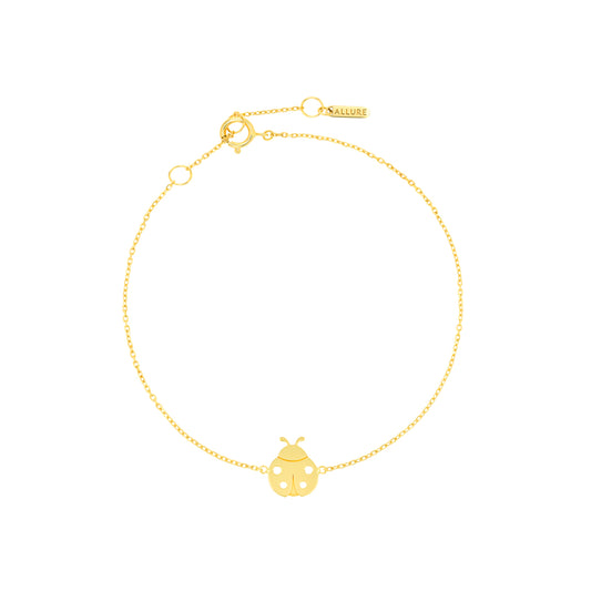 Fiora Ladybug Bracelet Yellow Gold