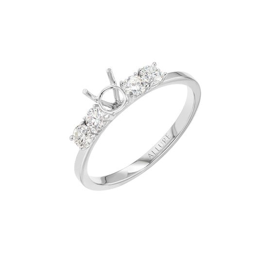 Solitaire Ring White Gold Diamond 11