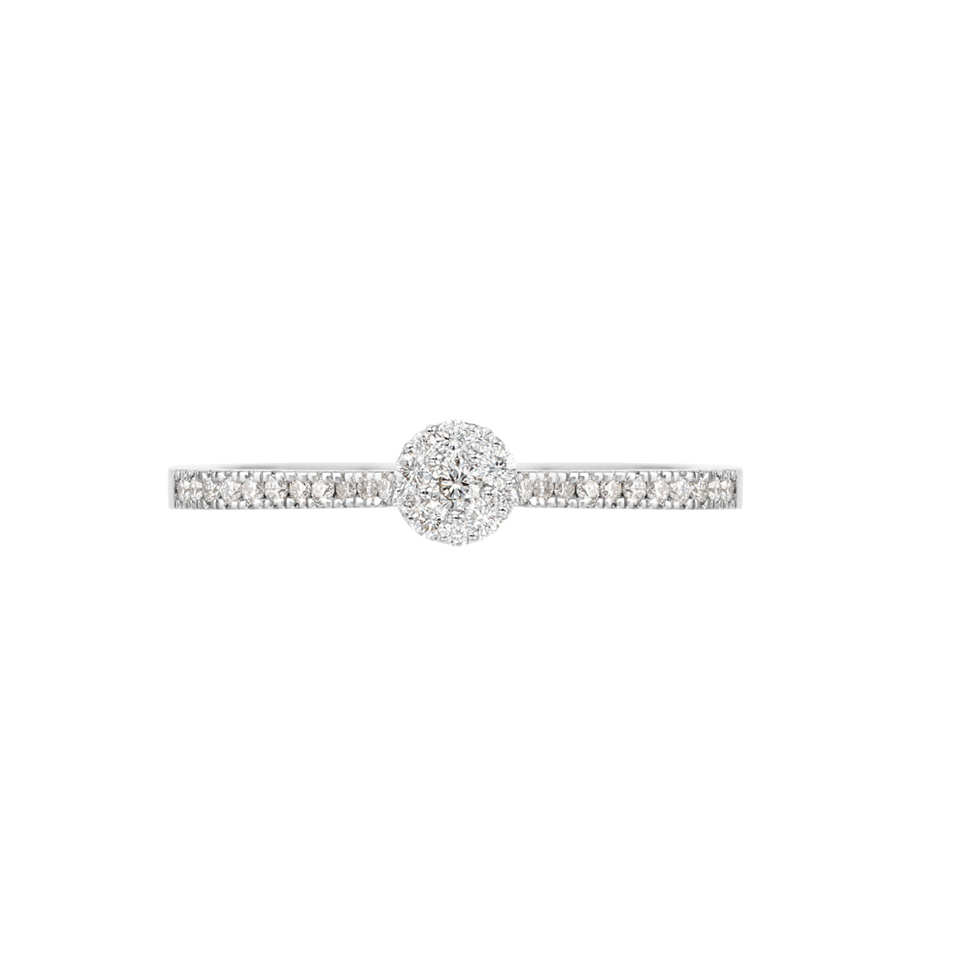 Ring White Gold Diamond 12