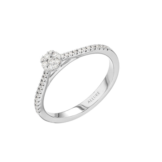 Ring White Gold Diamond 13