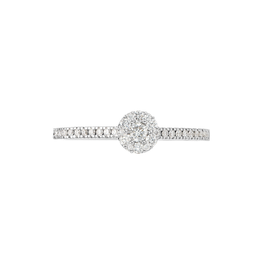 Ring White Gold Diamond 14