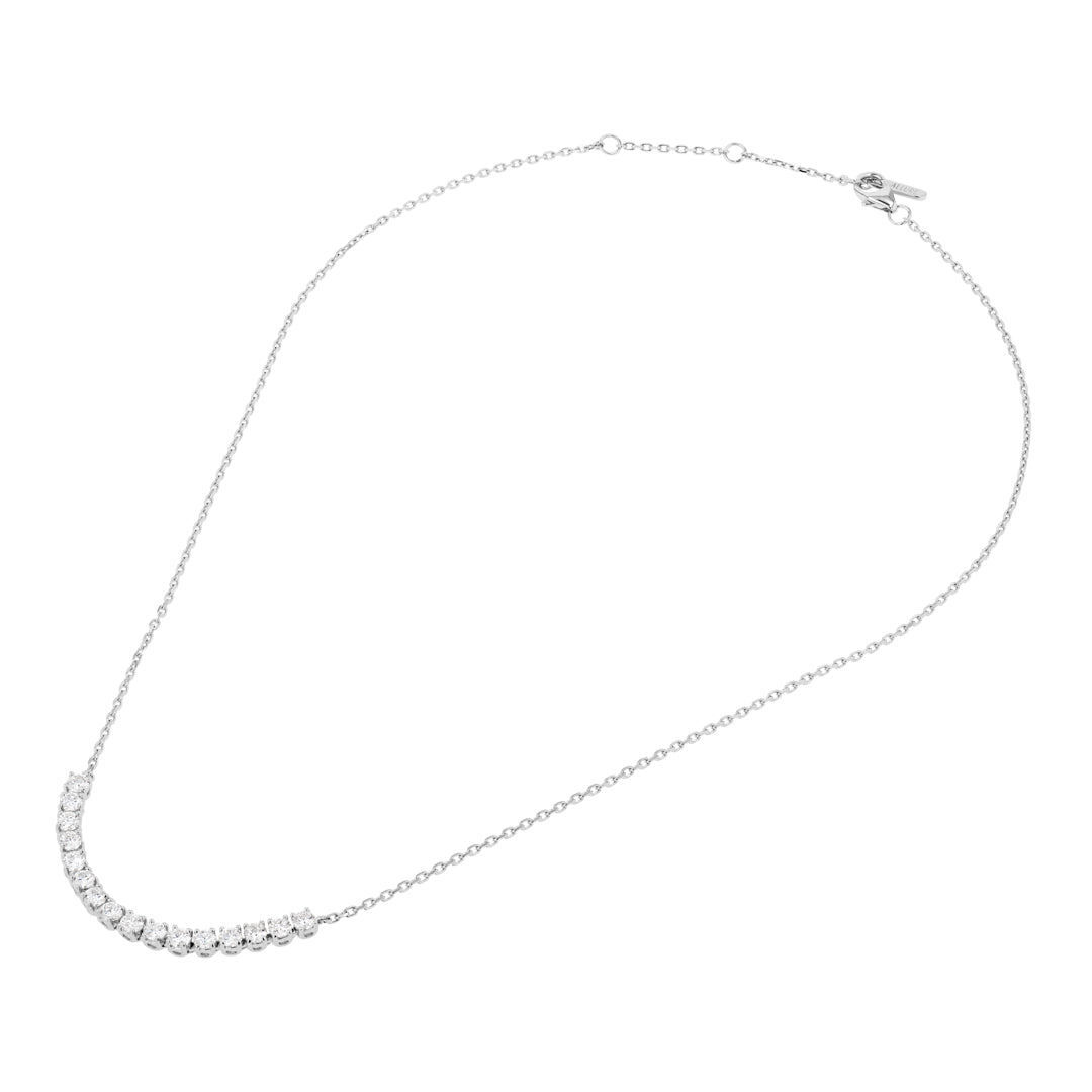 Tennis Necklace White Gold Diamond