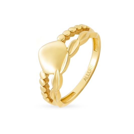 Ring Yellow Gold Heart