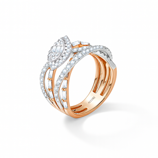 Ring Rose Gold Diamond 1