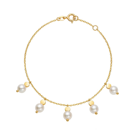 Bracelet Pearl Yellow Gold