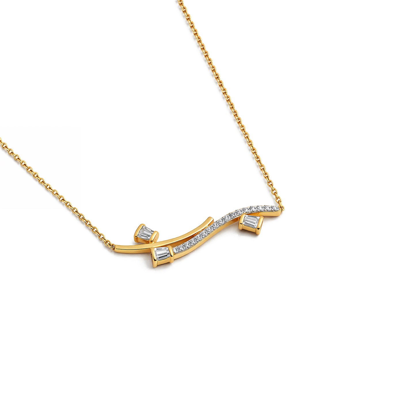 Necklace Yellow Gold Diamond