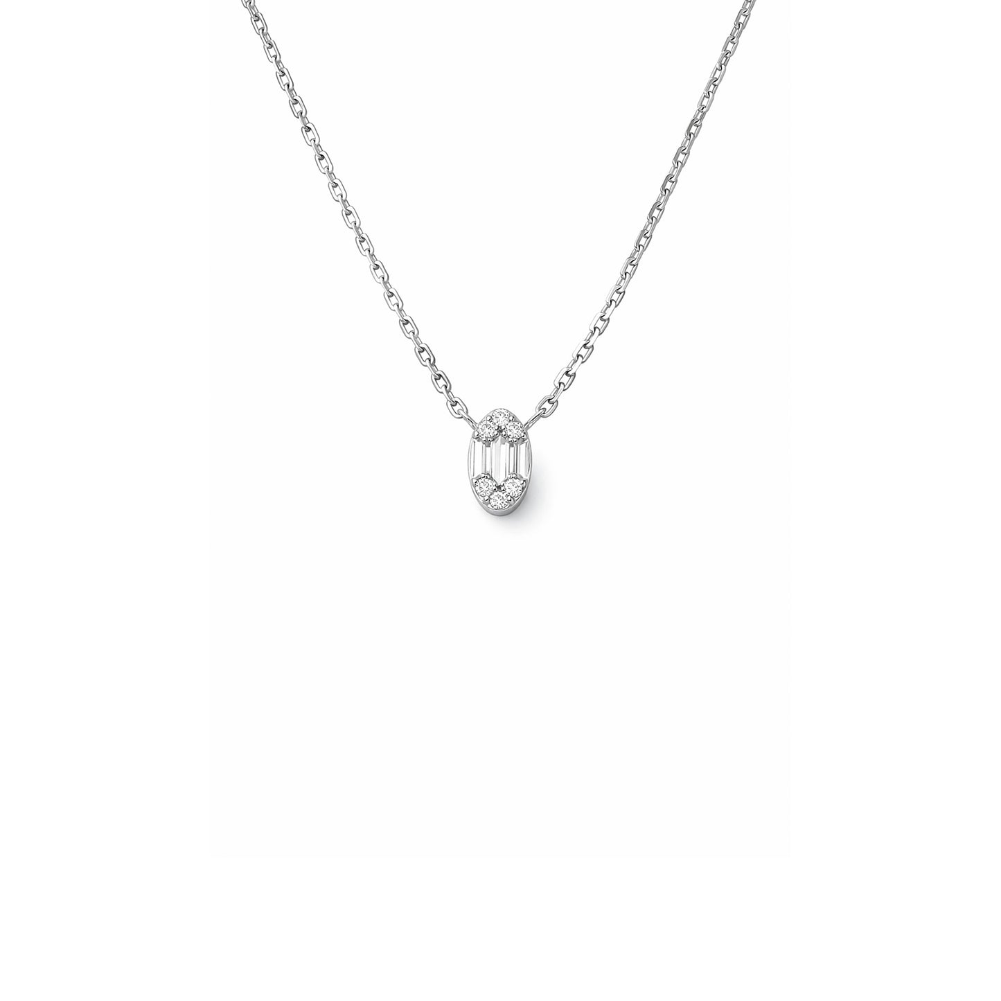Necklace White Gold Diamond