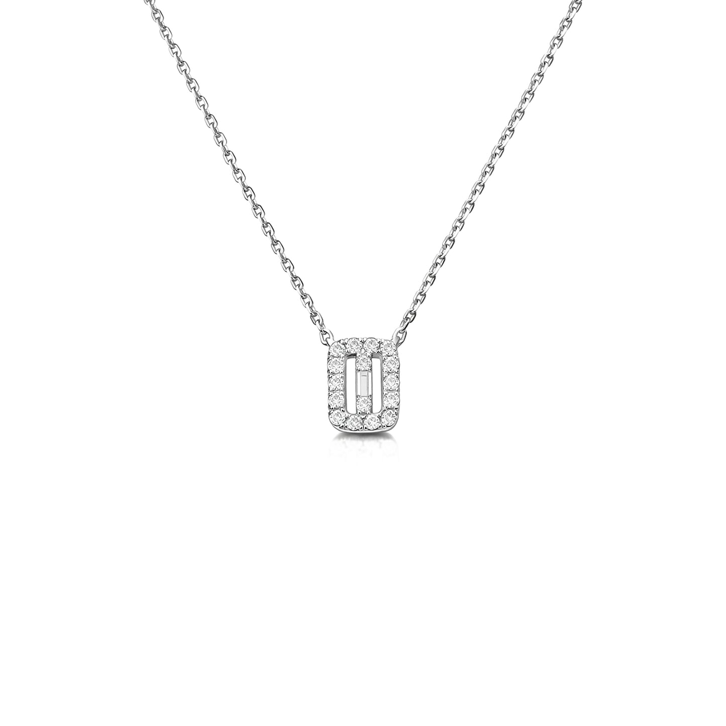 Necklace White Gold Diamond