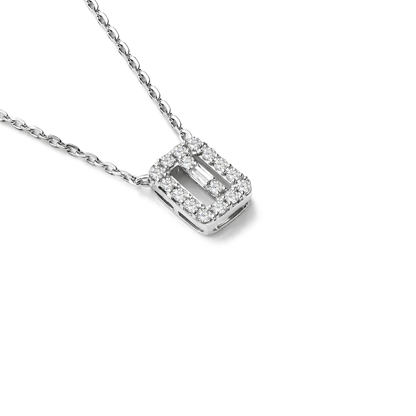 Necklace White Gold Diamond