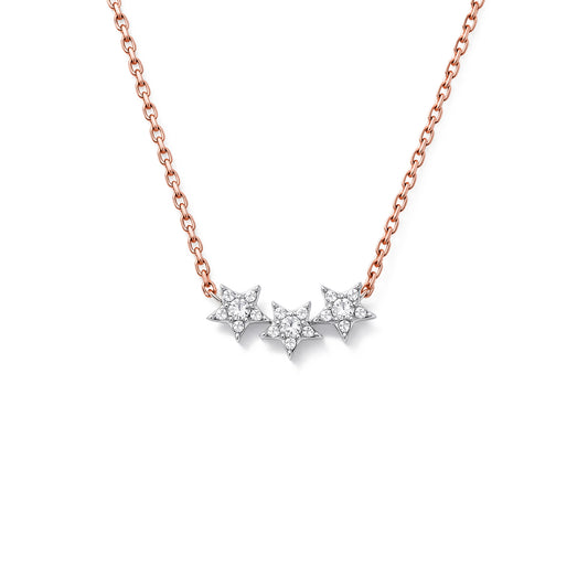 Necklace Rose Gold Diamond
