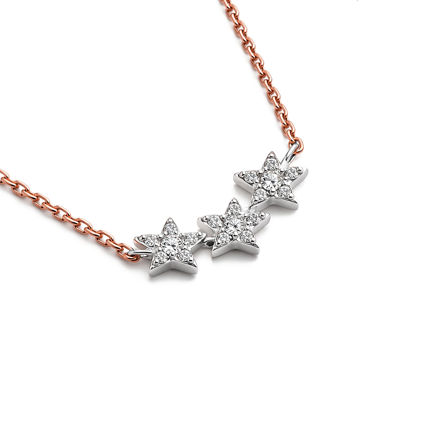 Necklace Rose Gold Diamond