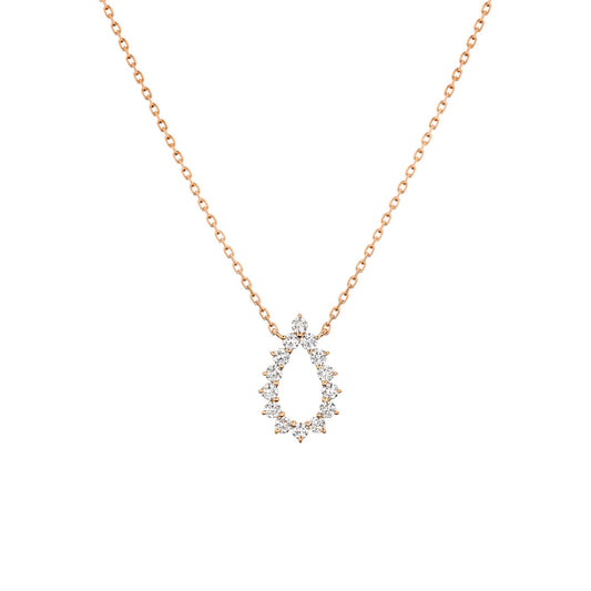 Rose Gold Diamond Necklace