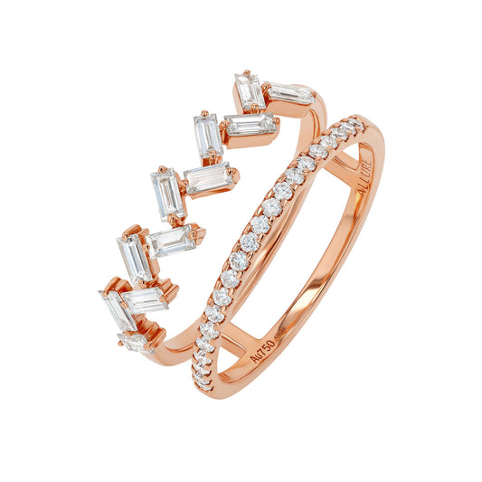 Rose Gold Diamond Ring