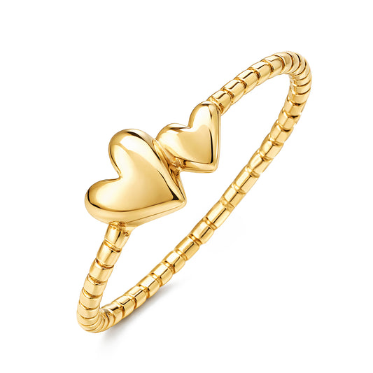 Heart  Ring Yellow Gold