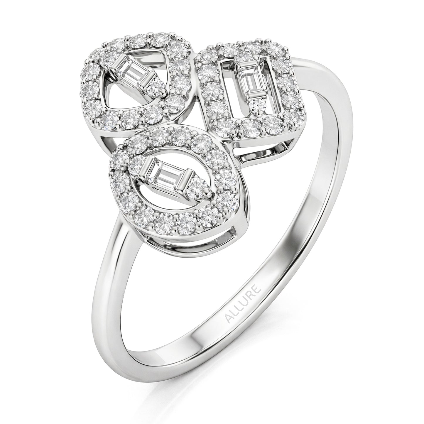 Ring White Gold Diamond