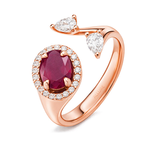 Ring Rose Gold Diamond