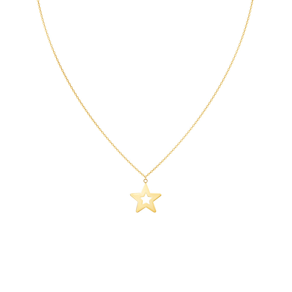 Necklace Single Star Motif